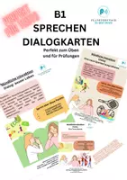 Vorschau - Stundenentwürfe - B1 Materialpaket-SUPER Sprechkarten über 100 Karten - Seite 1
