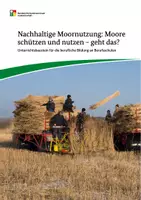 Vorschau - Arbeitsblätter - Nachhaltige Moornutzung: Moore schützen und nutzen – geht das? - Deckblatt
