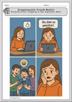 Vorschau - Arbeitsblätter - Projekttag (Gruppenpuzzle) Medien: Cybermobbing - Seite 3