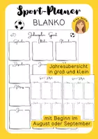 Vorschau - Lehrpläne/Lehrermaterial - Jahresplaner Sport blanko - Deckblatt