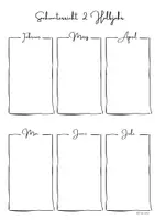 Vorschau - Lehrpläne/Lehrermaterial - Jahresplaner SU-HSU blanko - Seite 3