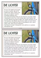 Vorschau - Arbeitsblätter - Das verkehrssichere Fahrrad: Lesekartei und Legeübung - Seite 2