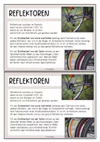 Vorschau - Arbeitsblätter - Das verkehrssichere Fahrrad: Lesekartei und Legeübung - Seite 3