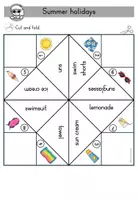Vorschau - Arbeitsblätter - Summer holidays (Summer, Sommerferien) Himmel und Hölle Spiel - Englisch - Seite 3