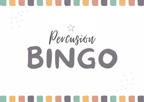 Vista previa - Juegos / Gamificación - Bingo - Instrumentos de Percusión - Aula de Música - página 1