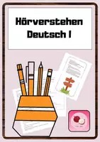 Vorschau - Arbeitsblätter - Deutsch Hörverstehen / Hörtext / Quali-Vorbereitung / Übungsaufgaben - Deckblatt
