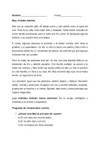 Vista previa - Refuerzo / NEE / Materiales de apoyo - Comprensión lectora maltrato animal - Portada
