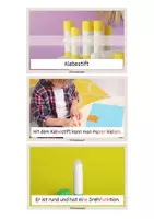 Vorschau - Fördermaterial/Inklusion - Wissensklecks: Klebestift - Seite 1