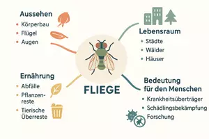 Vorschau - Arbeitsblätter - Lernposter + Arbeitsblätter zum Thema "Fliege" + Lösung & MP3 + Mindmap + Infografik - Seite 3