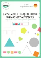 Vista previa - Hojas de trabajo - IMPRIMIBLE SOBRE FORMAS GEOMÉTRICAS - Portada