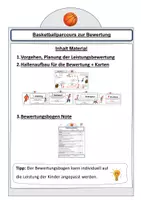 Vorschau - Stundenentwürfe - Basketballstationen mit Bewertung - Seite 1