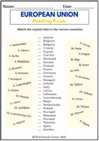 Vorschau - Arbeitsblätter - European Union: Vocabulary Puzzles - Seite 3