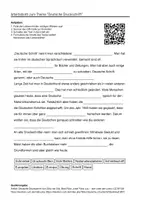 Vorschau - Arbeitsblätter - Arbeitsblätter "Deutsche Druckschrift" + Lösung & MP3 + - Deckblatt