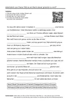 Vorschau - Arbeitsblätter - Arbeitsblätter zum Thema "Gibt es ein Recht darauf, glücklich zu sein?" (Lückentext, Hörverstehen) + Lösung & MP3 + Infografik - Deckblatt