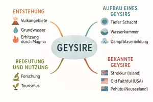 Vorschau - Arbeitsblätter - Arbeitsblätter zum Thema "Geysire" + Lösung & MP3 + Mindmap + Infografik - Seite 2