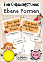 Vorschau - Arbeitsblätter - Geometrie / ebenen Formen | Sparpaket: Tafelmaterial, Faltheft, Miniheft, Zuordnungskarten - Seite 1