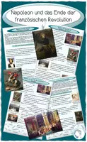 Vorschau - Arbeitsblätter - Napoleon und das Ende der französischen Revolution - Deckblatt