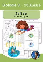 Vorschau - Arbeitsblätter - Biologie_ 9. Bis 10. Klasse Zellen Grundlagen - Deckblatt