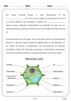 Vorschau - Arbeitsblätter - Biologie_ 9. Bis 10. Klasse Zellen Grundlagen - Seite 3