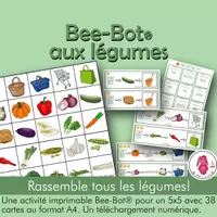 Aperçu - Cartes / Images - Bee-Bot® – Tapis de codage Beebot Légumes - Page de couverture
