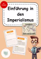 Vorschau - Arbeitsblätter - Einführung in den Imperialismus - Deckblatt