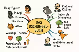 Vorschau - Arbeitsblätter - Lernposter + Arbeitsblätter zum Thema "Das Dschungelbuch" + Lösung & MP3 + Mindmap + Infografik - Seite 3