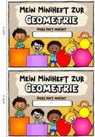Vorschau - Arbeitsblätter - Geometrie: Ebene Formen, Symmetrie, Muster, Lagebeziehungen | Grundschule Klasse 1-2 | Miniheft - Seite 1