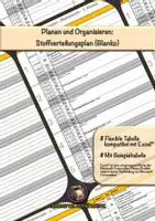 Vorschau - Lehrpläne/Lehrermaterial - Planung & Organisation: Stoffverteilungsplan Blanko (kompatibel mit Excel®) - Deckblatt