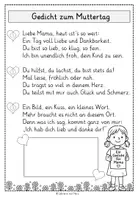 Vorschau - Arbeitsblätter - Gedichte zum Muttertag | Muttertagsgedichte - Seite 2