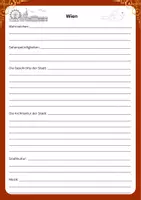 Vorschau - Arbeitsblätter - Wien_Steckbrief_Langform (Gymnasium/Mittelschule) - Seite 1