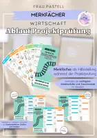Vorschau - Merkblätter - WIK Merkfächer - Ablauf der Projektprüfung - Deckblatt