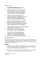 Vorschau - Anderer Materialtyp - ZWEIMAL 1.Prüfungsteil mündliches Abitur Deutsch (Gedichtinterpretation & ,,Der Trafikant") - Seite 1