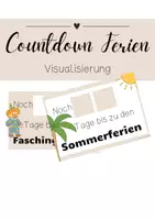 Vorschau - Poster - Ferien Countdown - Deckblatt