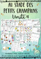 Vorschau - Arbeitsblätter - Français - Au stade des petits champions - Unité 4 - Deckblatt