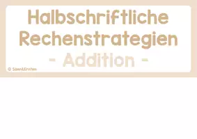 Vorschau - Poster - Halbschriftliche Addition: Rechenstrategien im ZR 1000 - Merkplakate - Seite 2