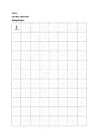 Vorschau - Arbeitsblätter - HSK1 Schriftzeichenübungsblätter 31-40 - Seite 2