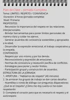Vista previa - Unidades / Secuencias / Situaciones de Aprendizaje - Jonada escolar sobre el respeto - página 1