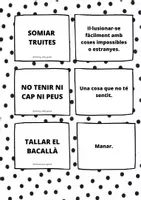 Vista previa - Unidades / Secuencias / Situaciones de Aprendizaje - MATERIAL. Frases fetes (targetes) - Portada