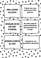 Vista previa - Unidades / Secuencias / Situaciones de Aprendizaje - MATERIAL. Frases fetes (targetes) - página 2