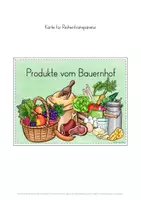 Vorschau - Stundenentwürfe - Bauernhof tierische und pflanzliche Produkte Unterrichtseinheit - Seite 3