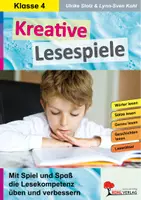 Vorschau - Arbeitsblätter - Kreative Lesespiele Klasse 4 | Lesetraining, Lesespiele, Memory, Blitzlesen, Leserätsel, sinnerfassendes Lesen | Deutsch Grundschule Klasse 4 Lösungen - Deckblatt