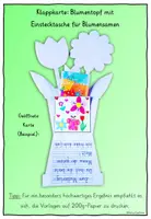 Vorschau - Mal- und Bastelvorlagen - Bastelvorlage Muttertag & Valentinstag / Klappkarte Growth Mindset - Seite 2