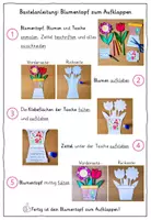 Vorschau - Mal- und Bastelvorlagen - Bastelvorlage Muttertag & Valentinstag / Klappkarte Growth Mindset - Seite 3