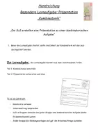 Vorschau - Mal- und Bastelvorlagen - Besondere Lernaufgabe - Präsentation - Kombinatorik - Seite 1