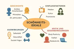 Vorschau - Arbeitsblätter - Arbeitsblatt "Schönheitsideale und ihre Folgen" + interaktive Lösung & MP3 + Mindmap + Infografik - Seite 2