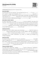 Vorschau - Arbeitsblätter - Antike - Epochen der Literatur (Material + Übungen) - Seite 1