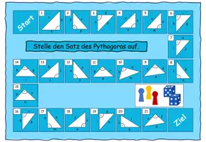 Vorschau - Spiele - Brettspiel Satz des Pythagoras aufstellen - Deckblatt
