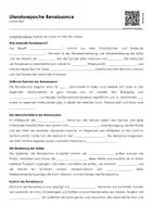 Vorschau - Arbeitsblätter - Renaissance - Epochen der Literatur (Material + Übungen) - Seite 1
