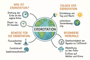Vorschau - Arbeitsblätter - Arbeitsblatt "Erdrotation" + interaktive Lösung & MP3 + Mindmap + Infografik - Seite 3