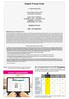 Vorschau - Arbeitsblätter - English Prompt Cards – Kommunikation auf Englisch trainieren | Englisch, Sekundarstufe I+II, Klasse 6–13 | Dialoge, Alltagskommunikation, Prüfungsvorbereitung, Sprachkompetenz, Lösungen - Seite 1